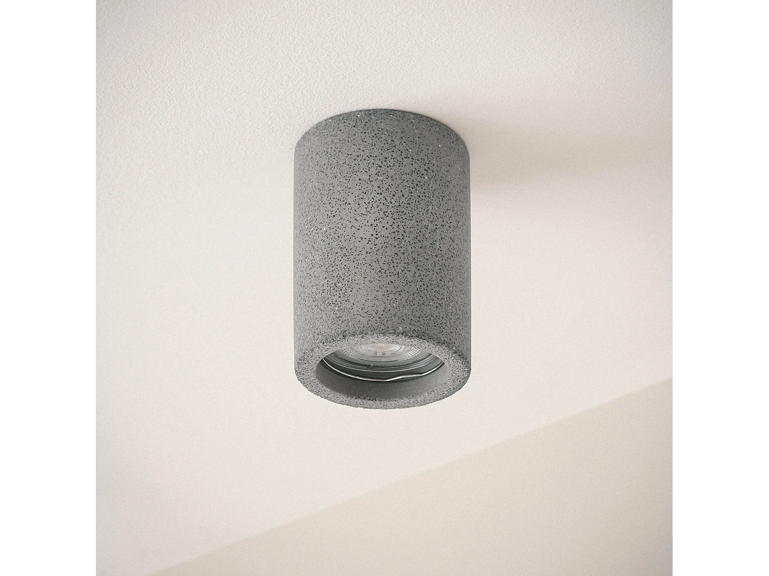 Aplique de Techo Cemento Cuarzo Gris