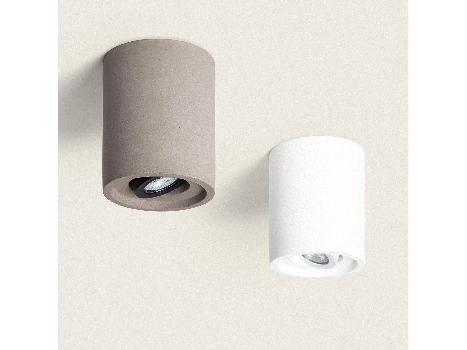 Aplique de Techo Yeso o Cemento Vulni Blanco