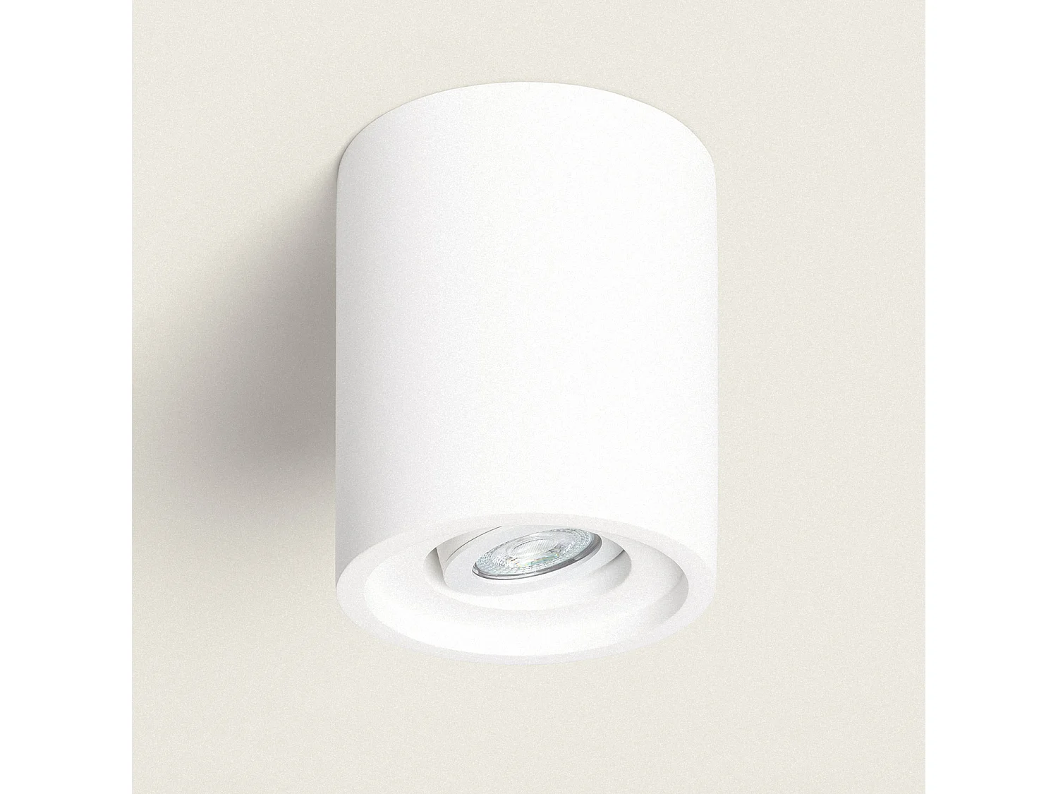 Aplique de Techo Yeso o Cemento Vulni Blanco