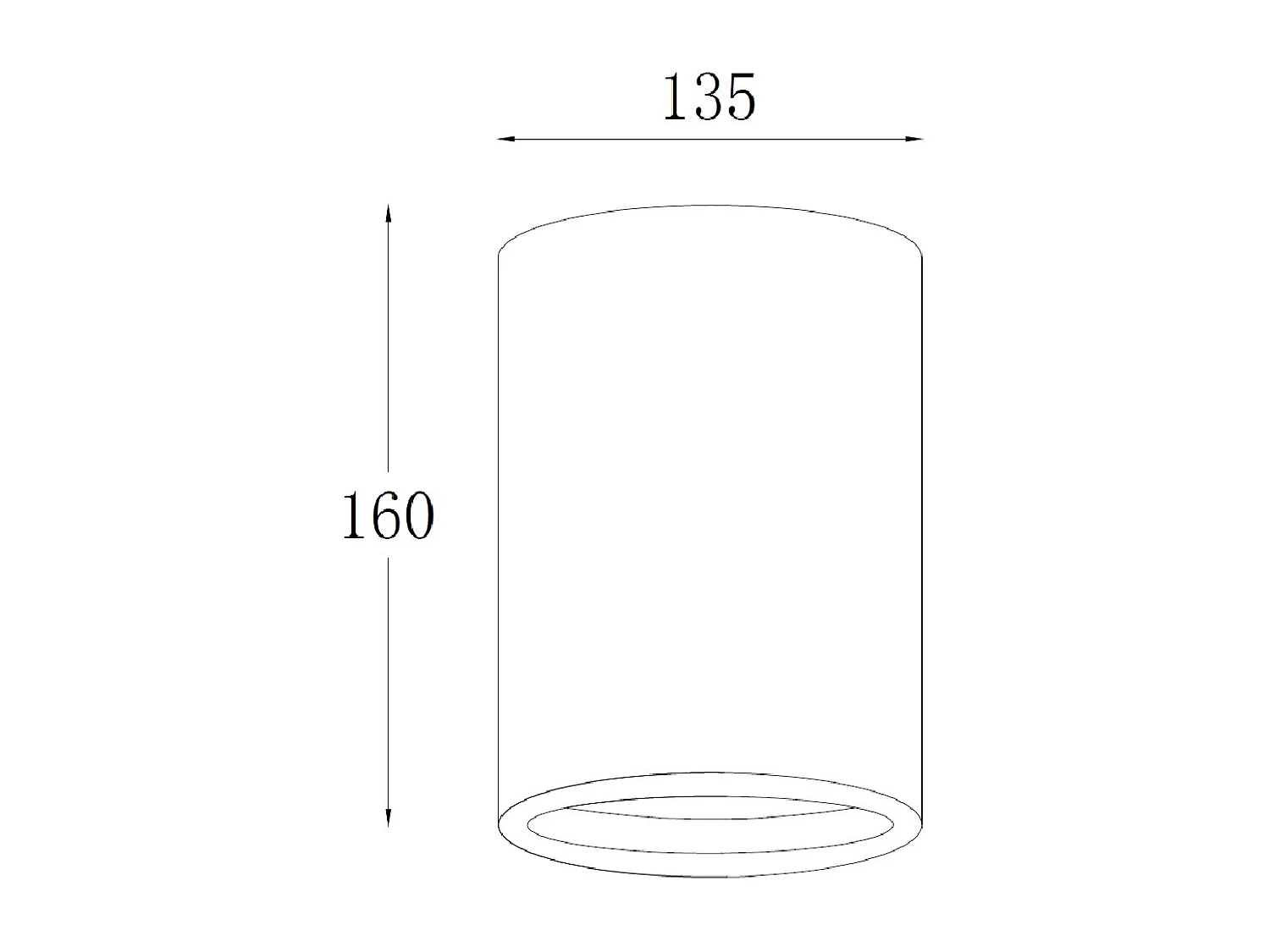 Aplique de Techo Yeso o Cemento Vulni Blanco
