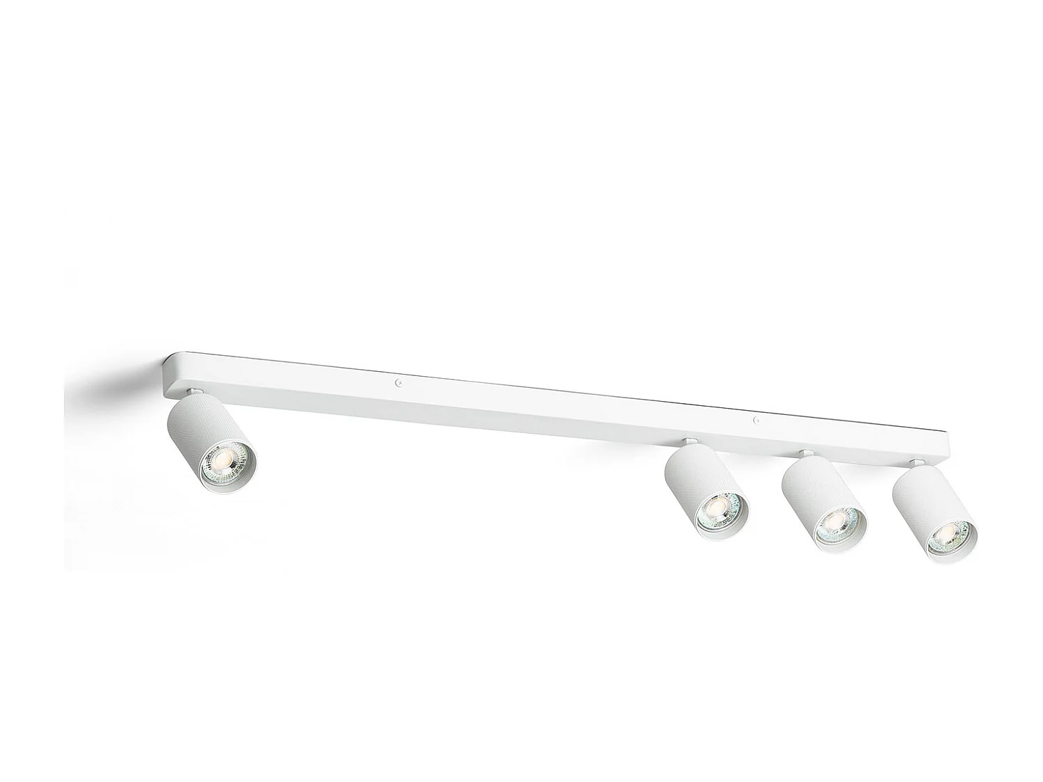Aplique de Techo Aluminio Breixo 4 Focos Blanco