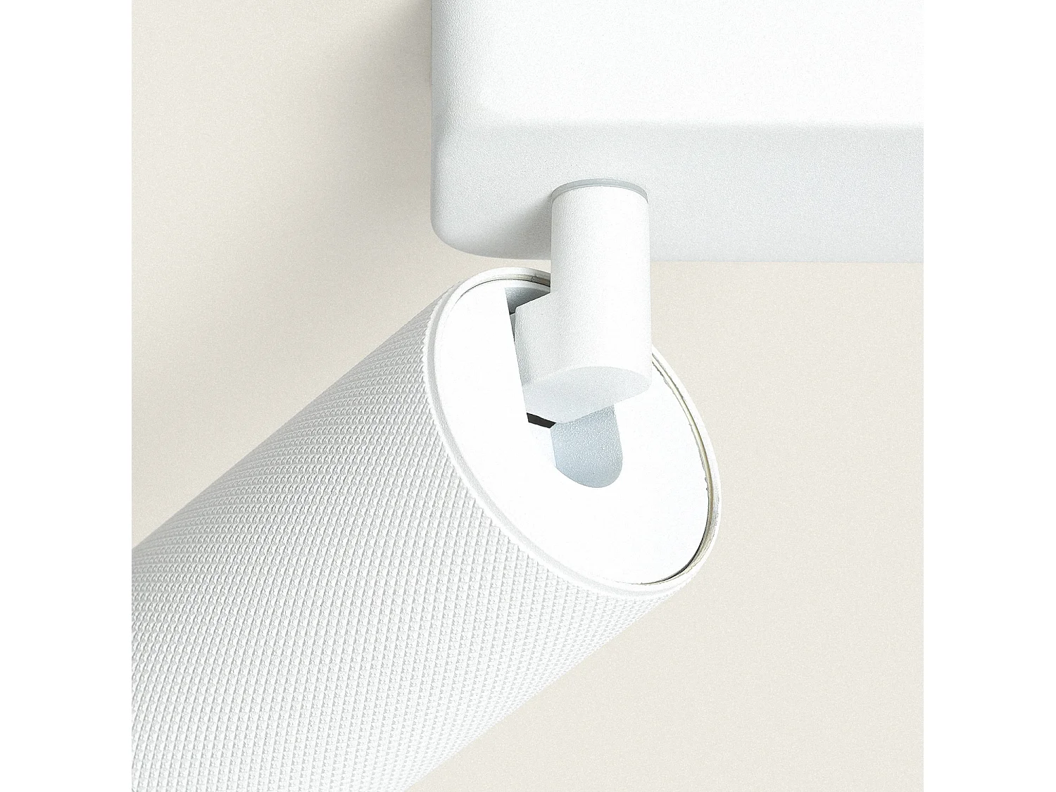 Aplique de Techo Aluminio Breixo 4 Focos Blanco