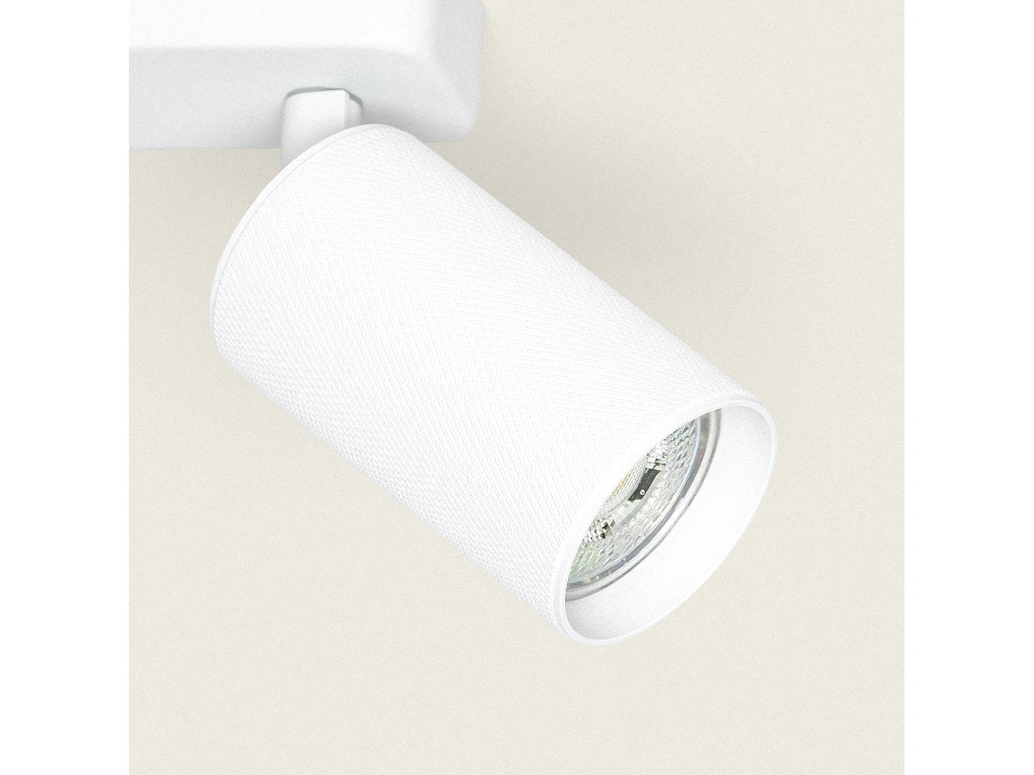 Aplique de Techo Aluminio Breixo 4 Focos Blanco