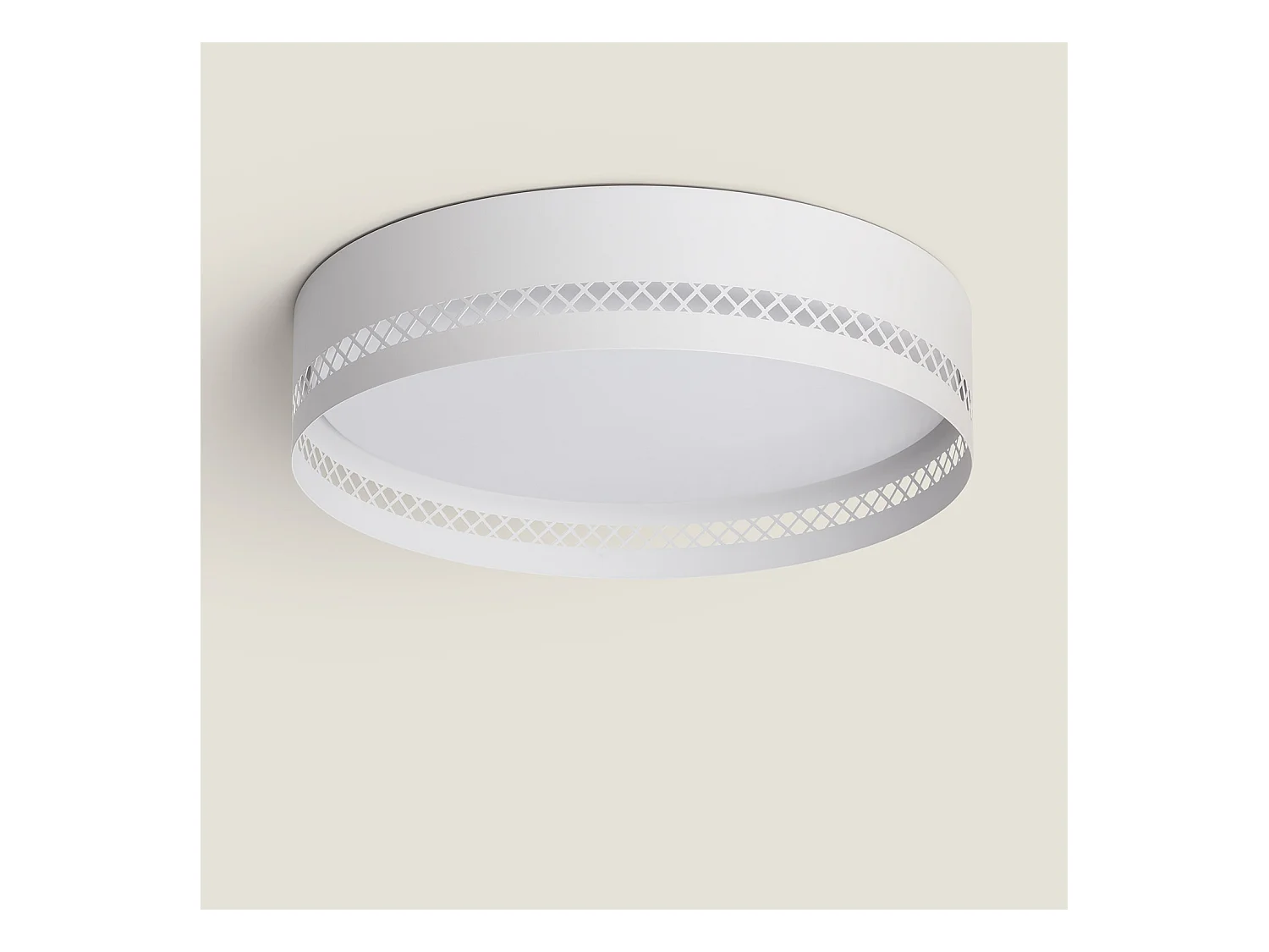 Plafonnier LED 40W Métal Walital L Blanc