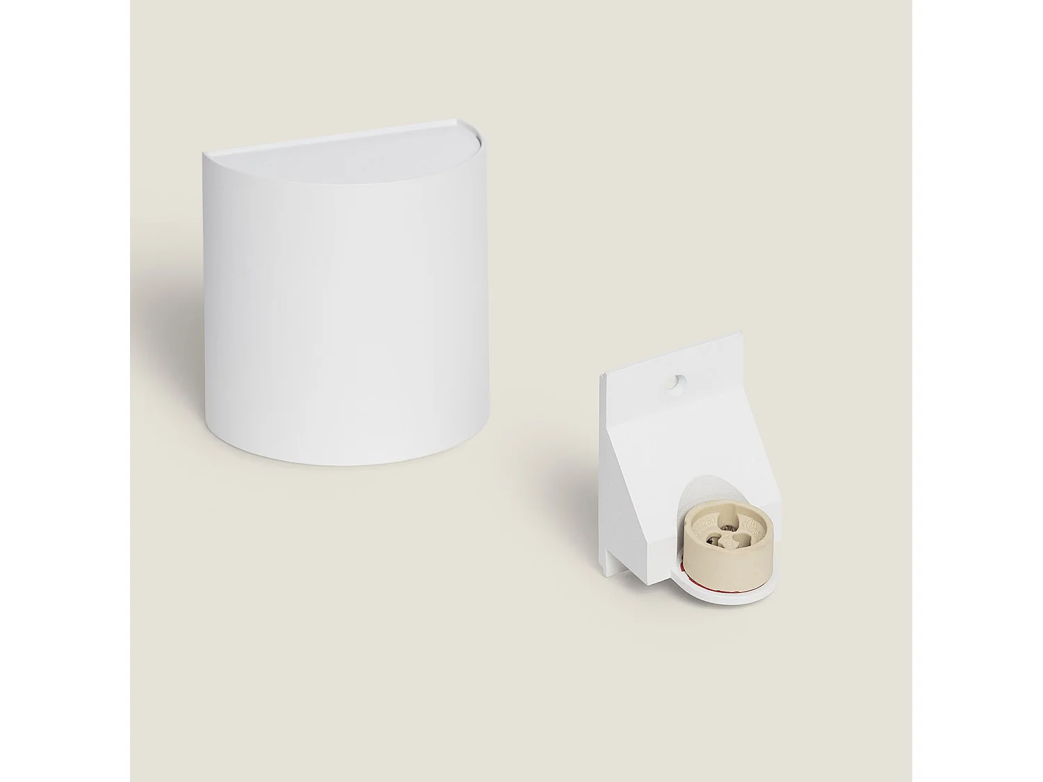 Applique da Parete Alluminio Adonai Bianco