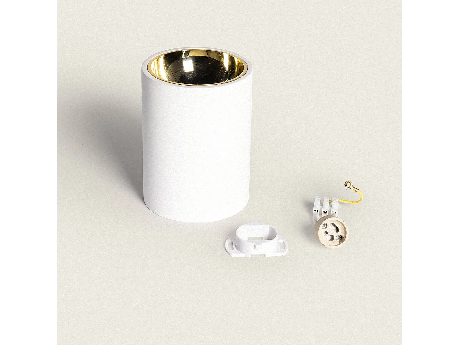 Plafonnier Plâtre Gulloc Blanc