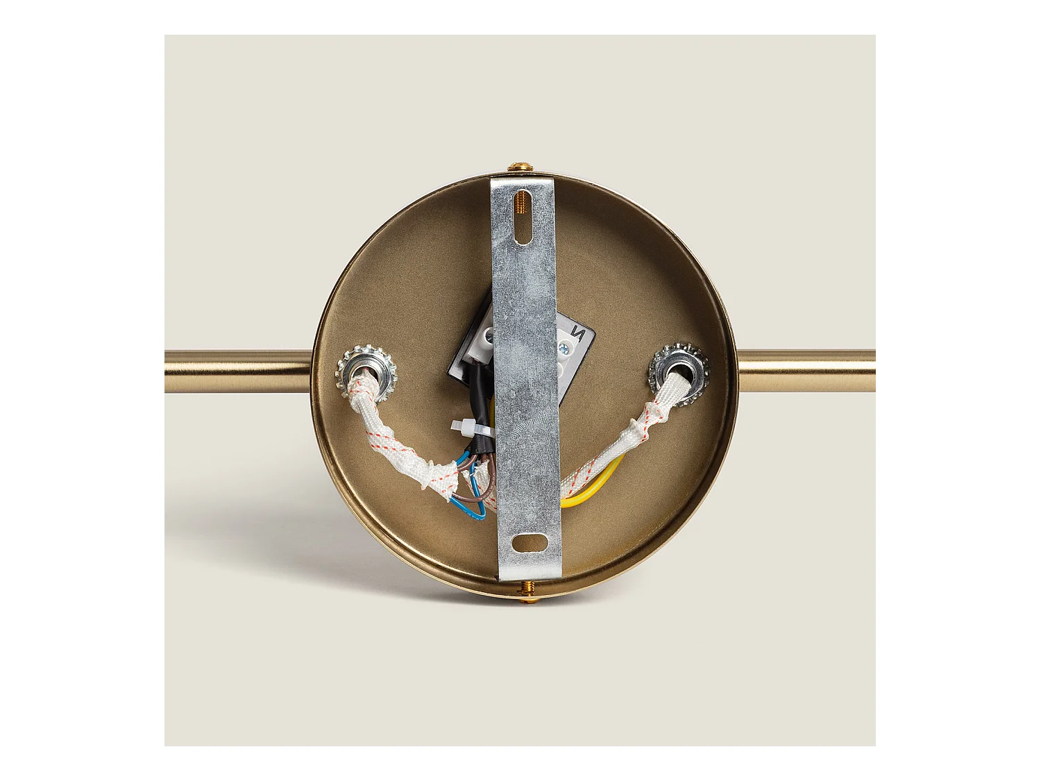 Plafonnier Métal Dariel 3 Spots Doré