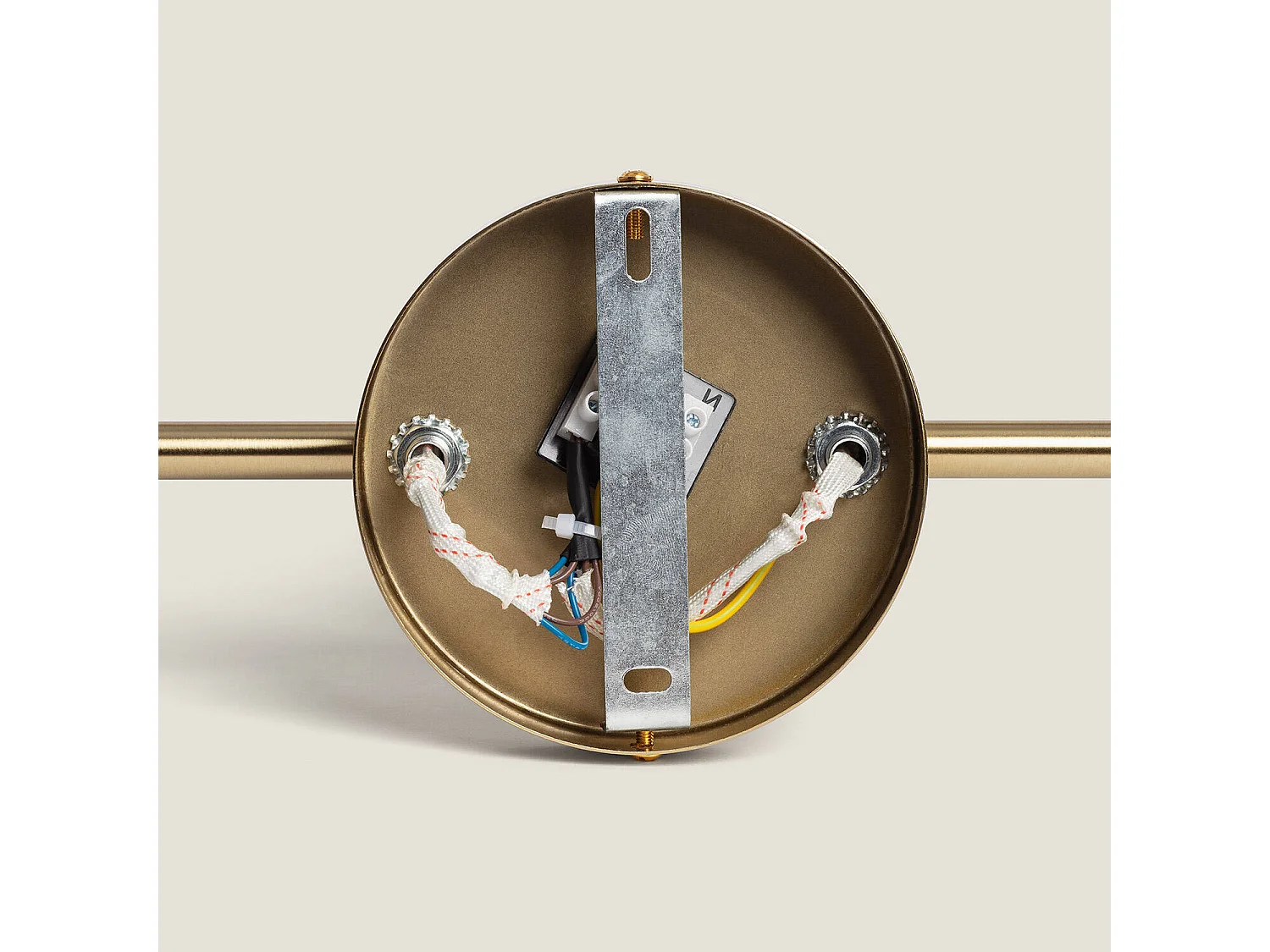 Plafonnier Métal Dariel 3 Spots Doré