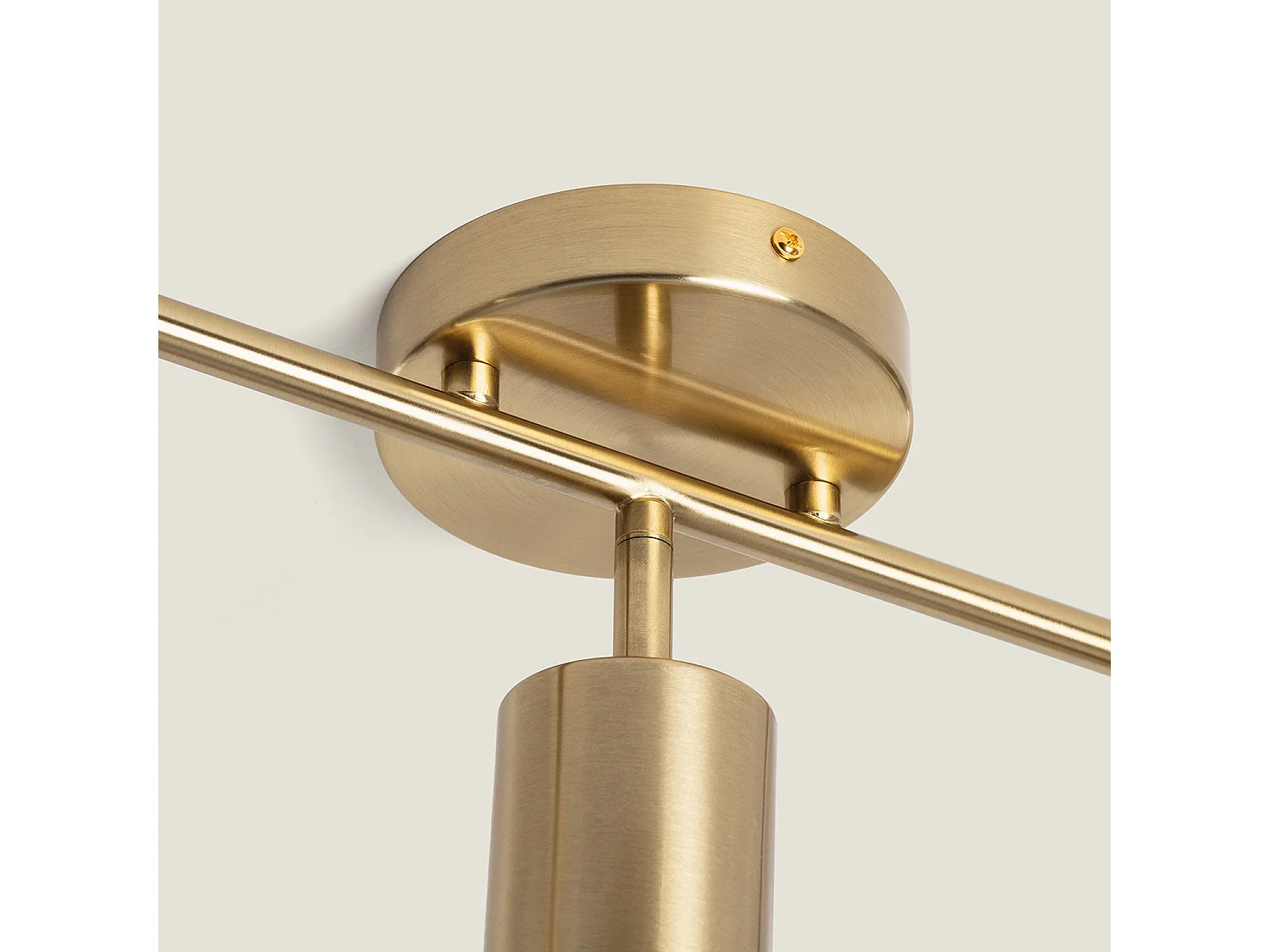 Lámpara de Techo Metal Dariel 3 Focos Dorado