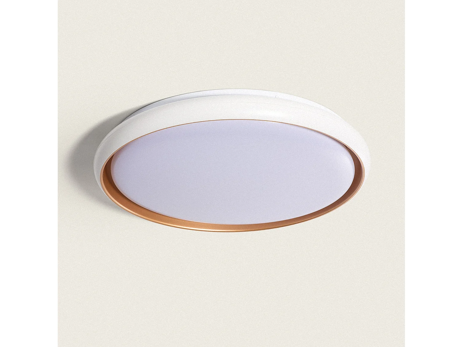 Plafonnier LED 36W Rond Ø510 mm CCT Sélectionnable Rayan Blanc