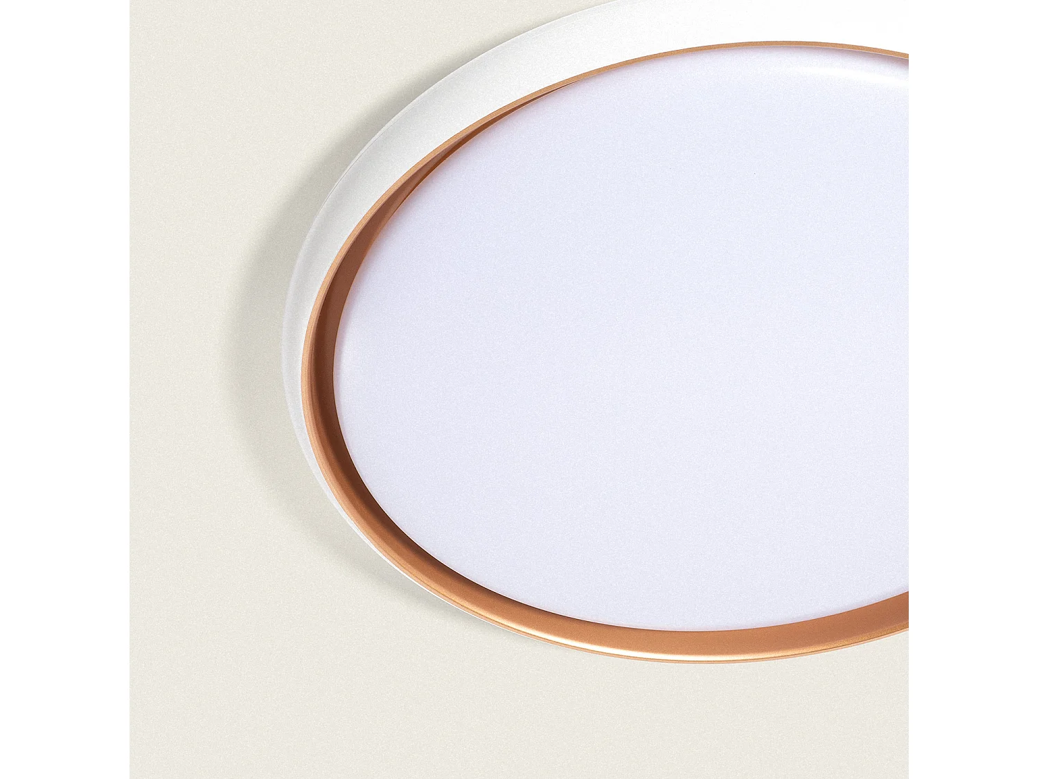 Plafonnier LED 36W Rond Ø510 mm CCT Sélectionnable Rayan Blanc
