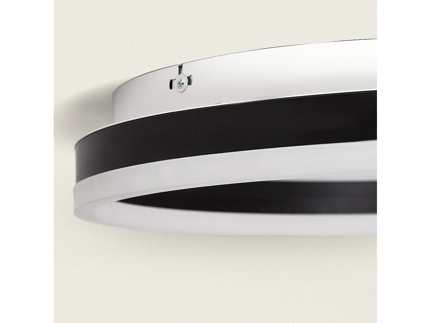 Plafonnier LED 24W Rond Métal CCT Sélectionnable Zuse (2200K - 3000K - 4000K) CCT