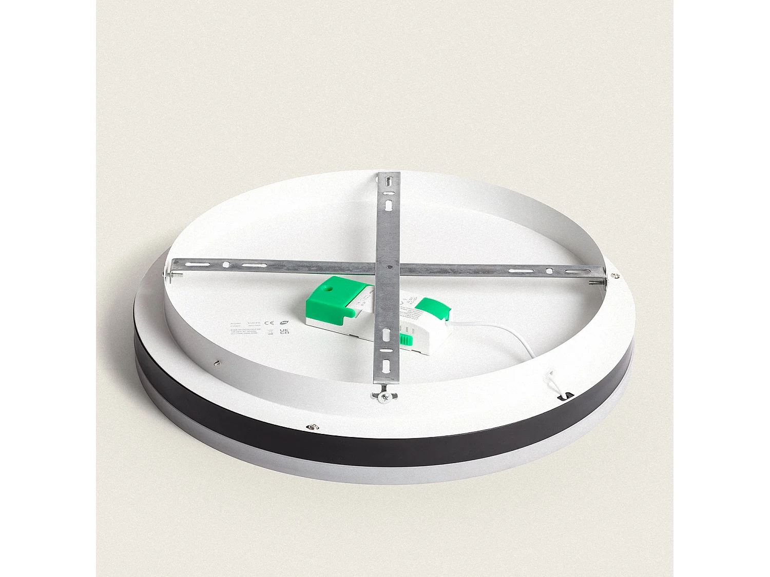 Plafoniera LED 24W Circolare Metallo CCT Selezionabile Zuse 2200K - 3000K - 4000K CCT