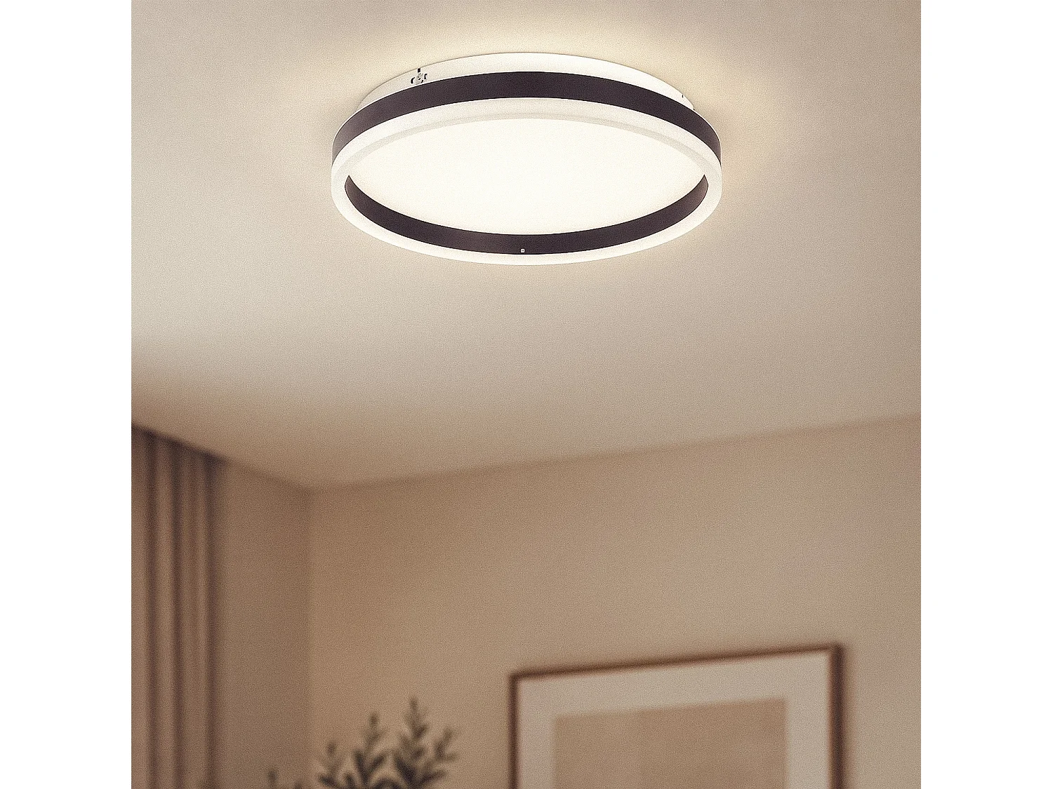 Plafón LED 24W Circular Metal CCT Seleccionable Zuse 2200K - 3000K - 4000K CCT