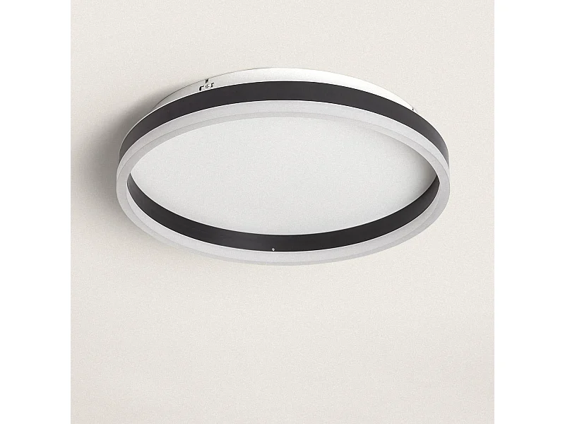 Plafonnier LED 24W Rond Métal CCT Sélectionnable Zuse (2200K - 3000K - 4000K) CCT