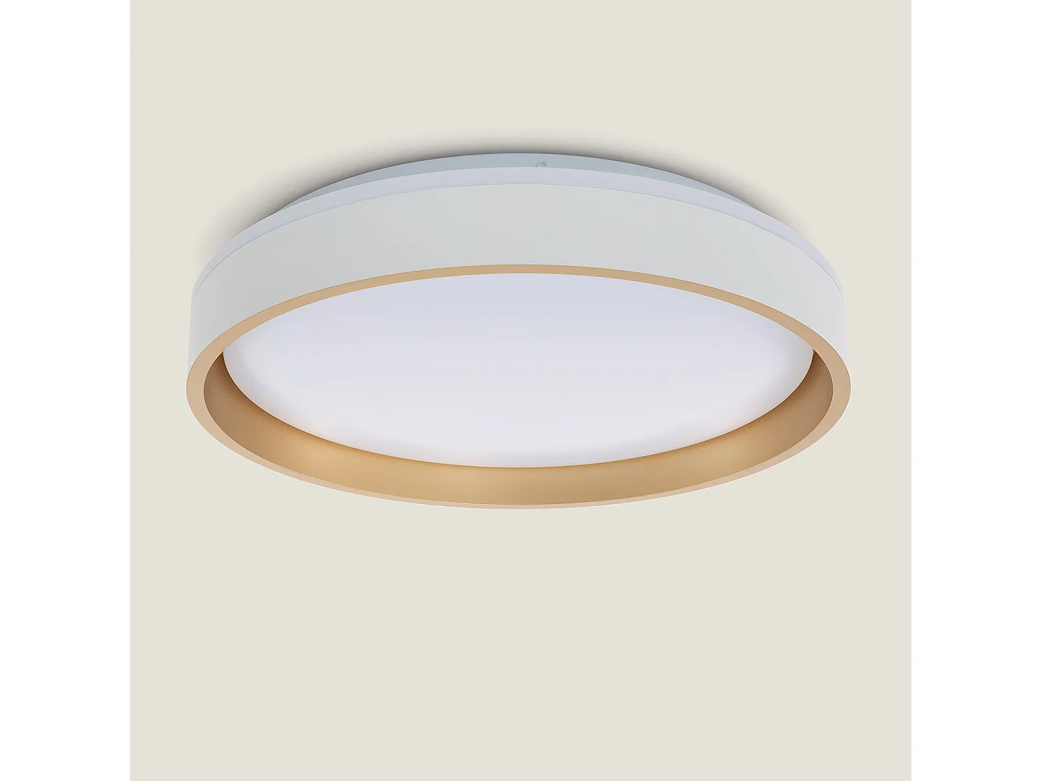 Plafón LED 24W Circular Metal Ø390 mm Kibek Dorado