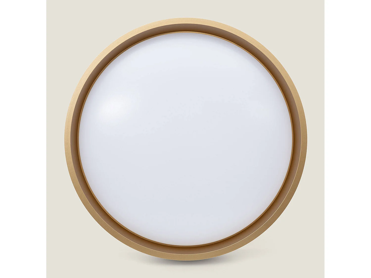 Plafón LED 24W Circular Metal Ø390 mm Kibek Dorado