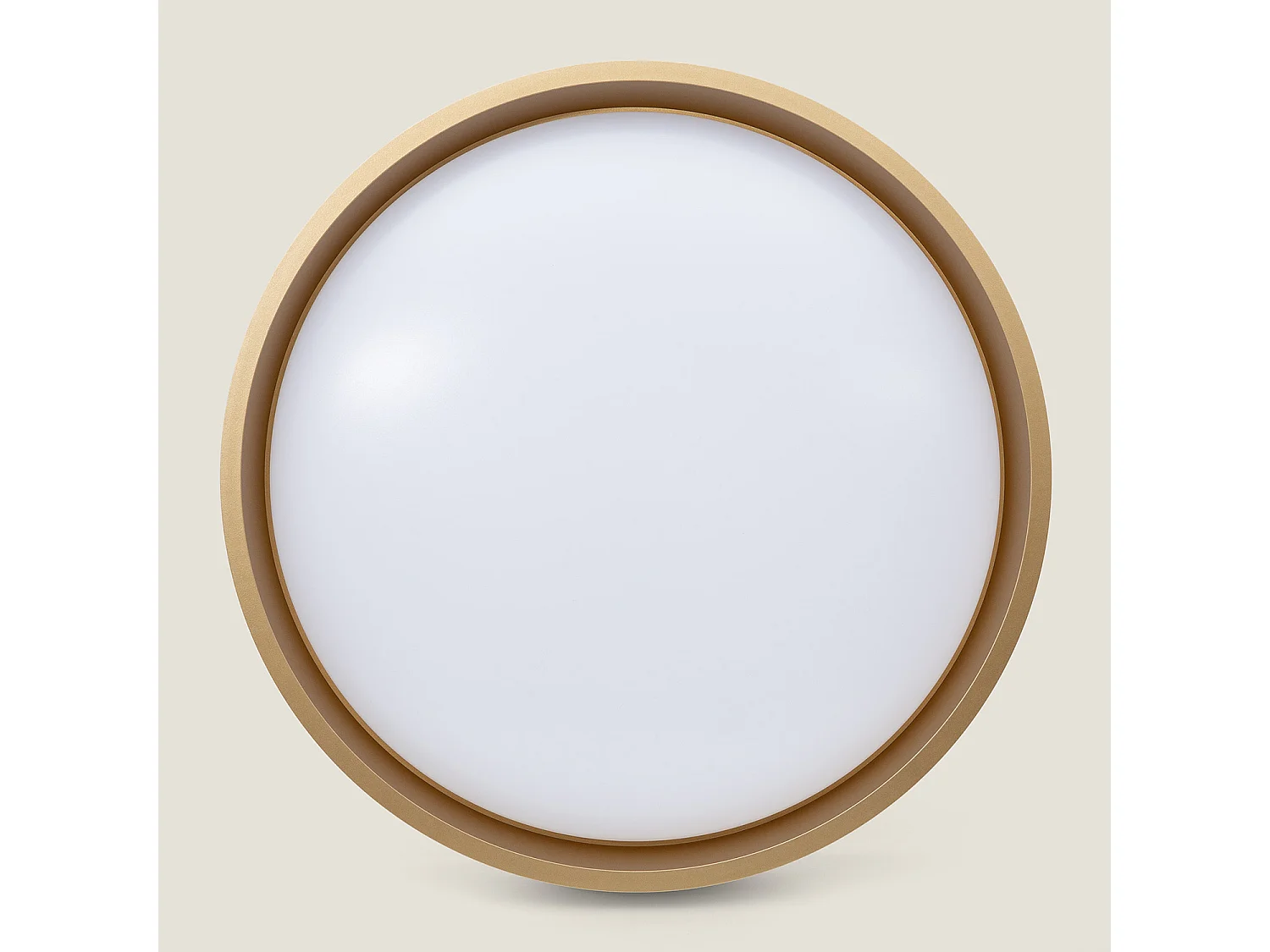 Plafonnier LED 24W Rond Métal Ø390 mm Kibek Doré