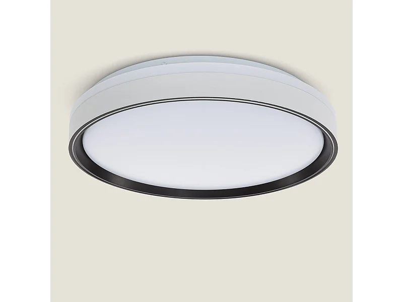 Plafoniera LED 24W Circolare Metallo Ø385 mm Nysted Nero