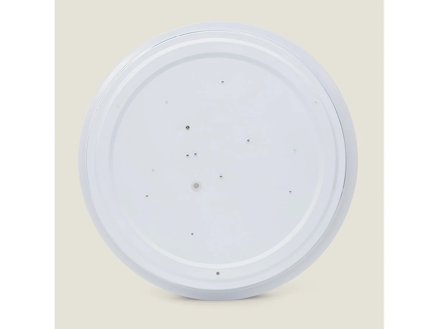 Plafón LED 24W Circular Metal Ø400 mm Nysted Negro