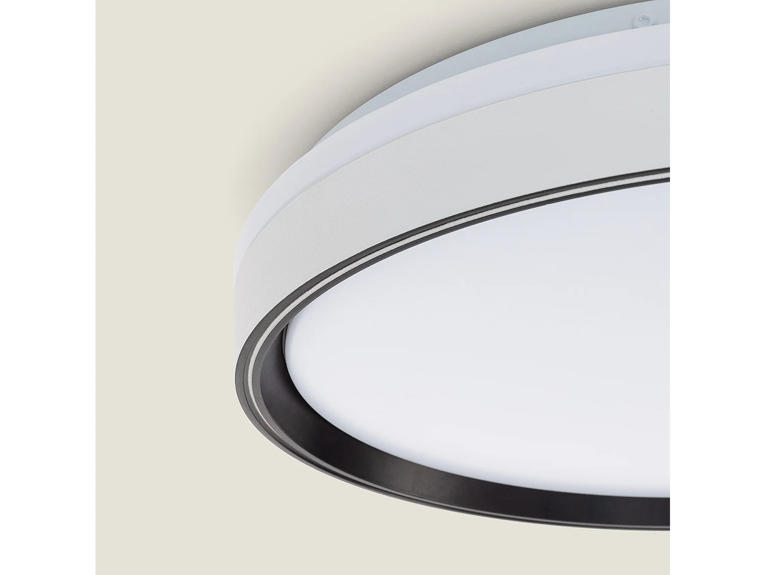 Plafonnier LED 24W Rond Ø400 mm Nysted  Noir