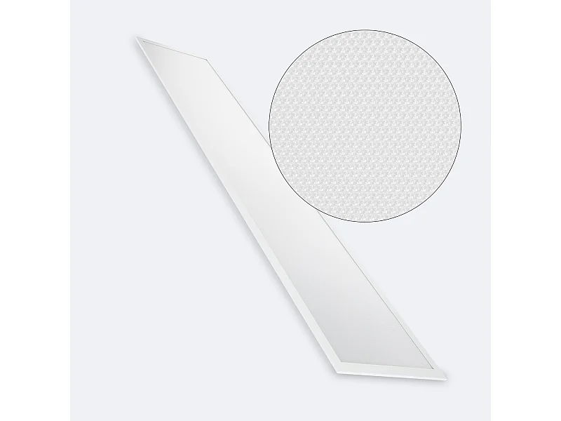 Panello LED 120x30cm 40W 4000lm Microprismatico (UGR17) con Scatola di Connessione Rapida 3000K Individuale Bianco Caldo OSRAM