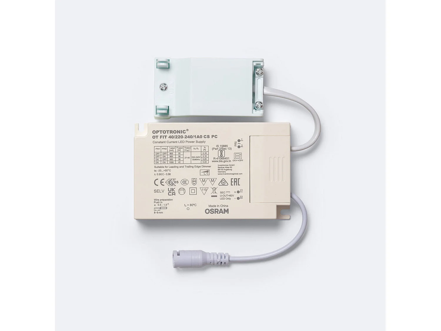 Panello LED 120x30cm 40W 4000lm Microprismatico (UGR17) con Scatola di Connessione Rapida 3000K Individuale Bianco Caldo OSRAM