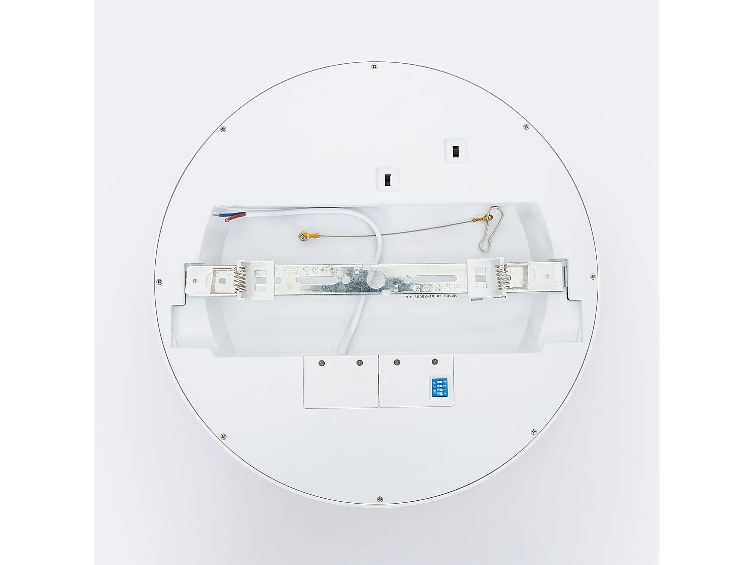 Downlight LED 12-18-24W Rond CCT Sélectionnable Détecteur de Mouvement et Crépuscule Coupe Ø 55-280 mm (2700K - 4000K - 6000K) Sélectionnable (chaud-neutre-froid)