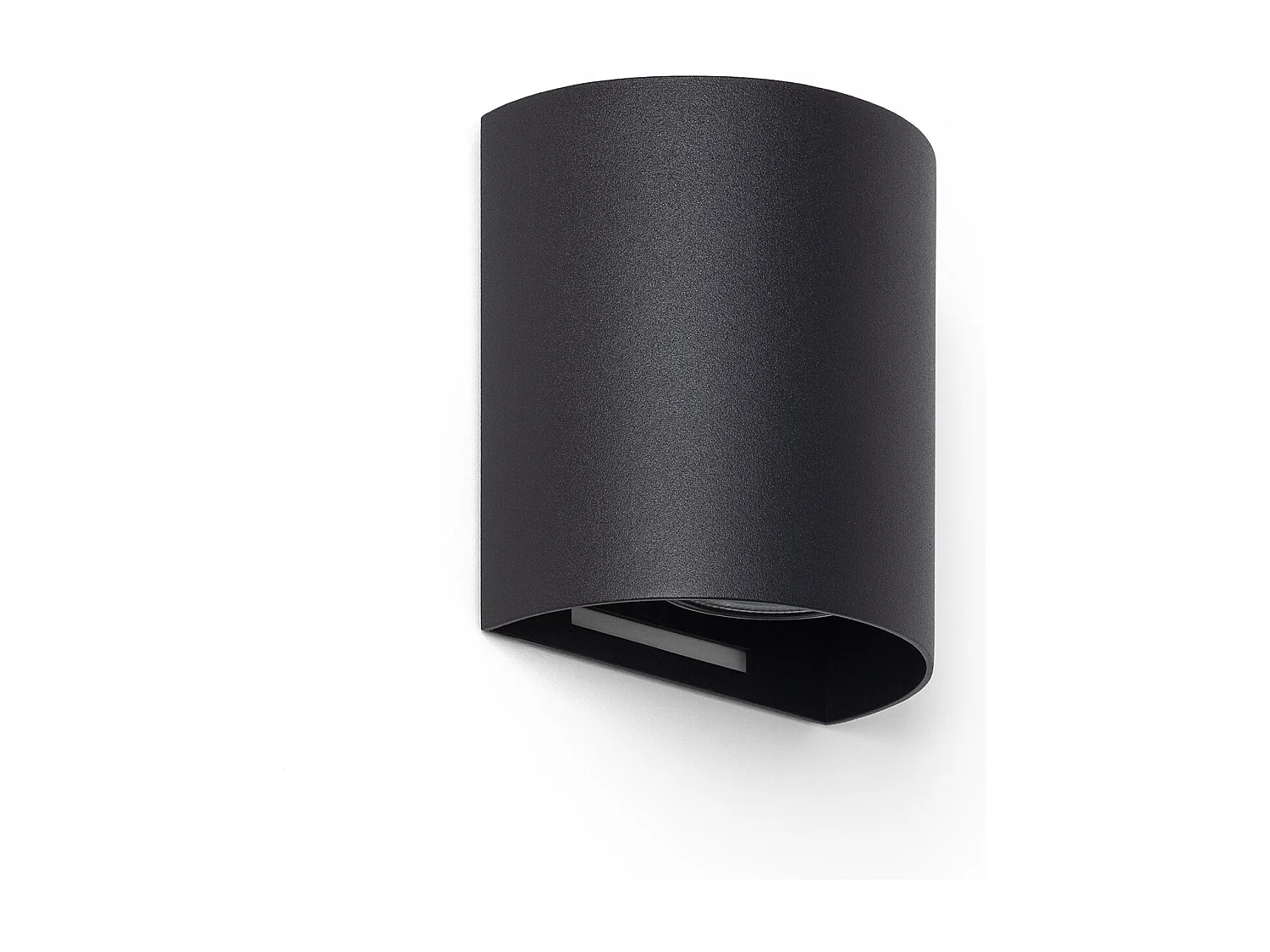 Aplique de Pared Aluminio Adonai Negro