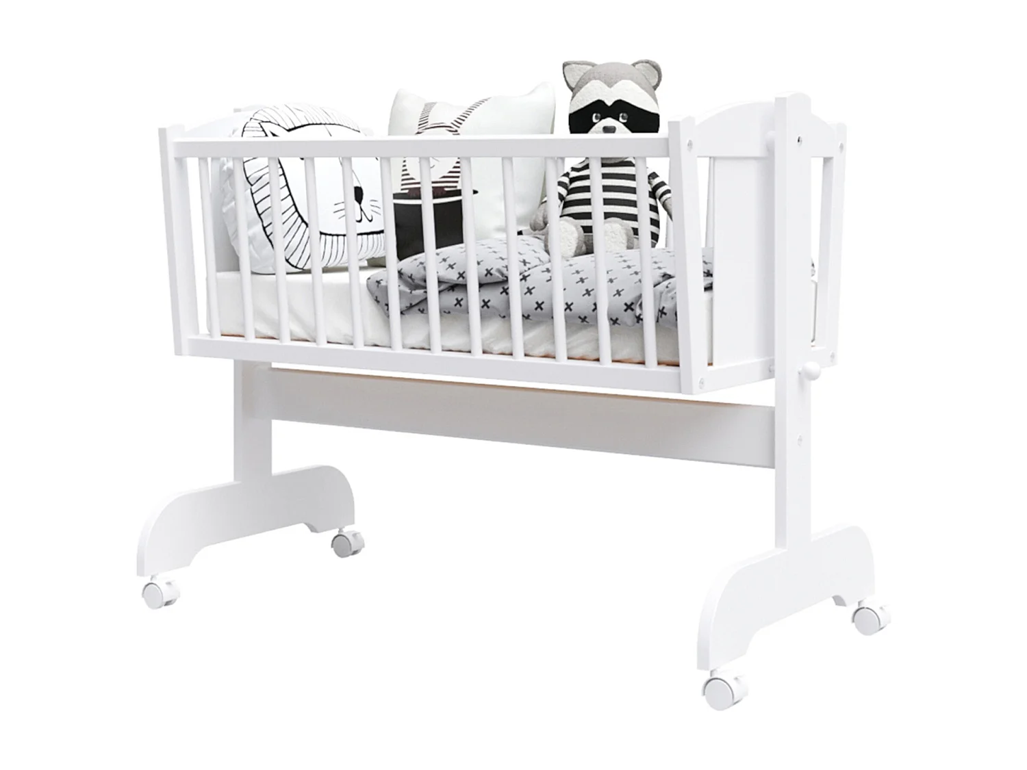 Cuna - VICTORIA - 90 x 40 cm - Colchón incluido