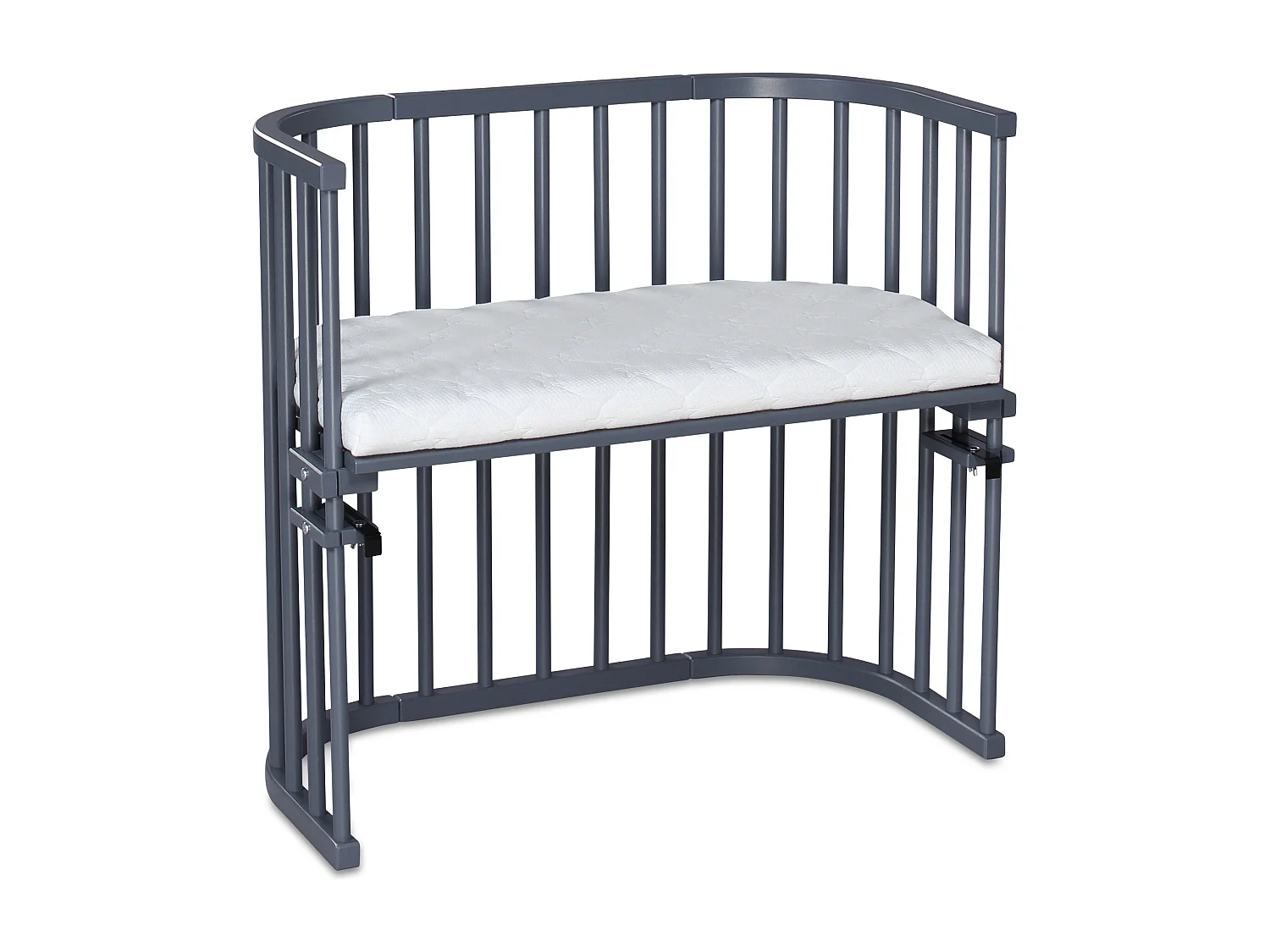 Cuna con colchón Cododo - BabyBay Original Gris
