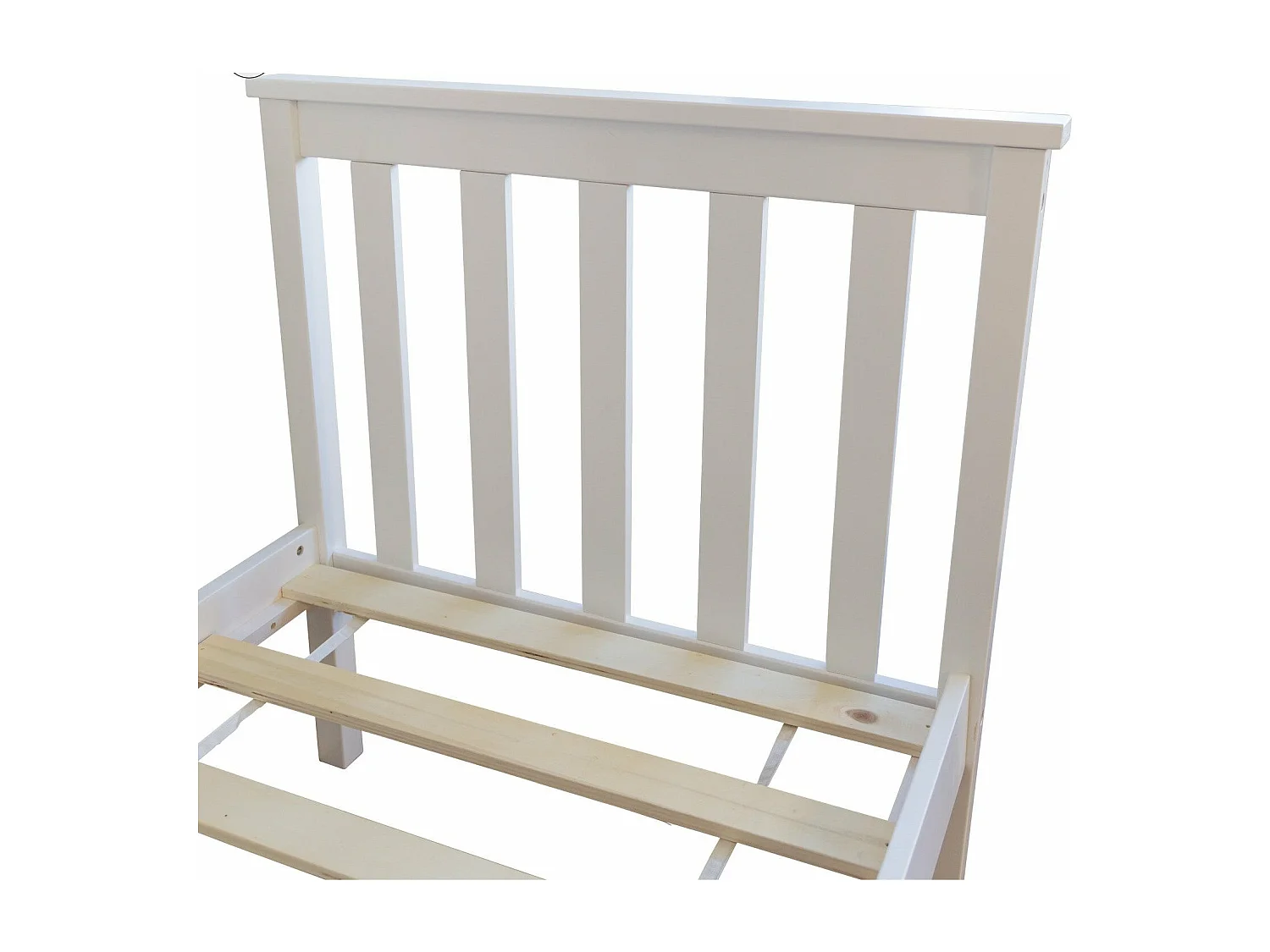 Lit pour enfant 70x140cm bois blanche 148 x 75 x 82 cm LIT06080