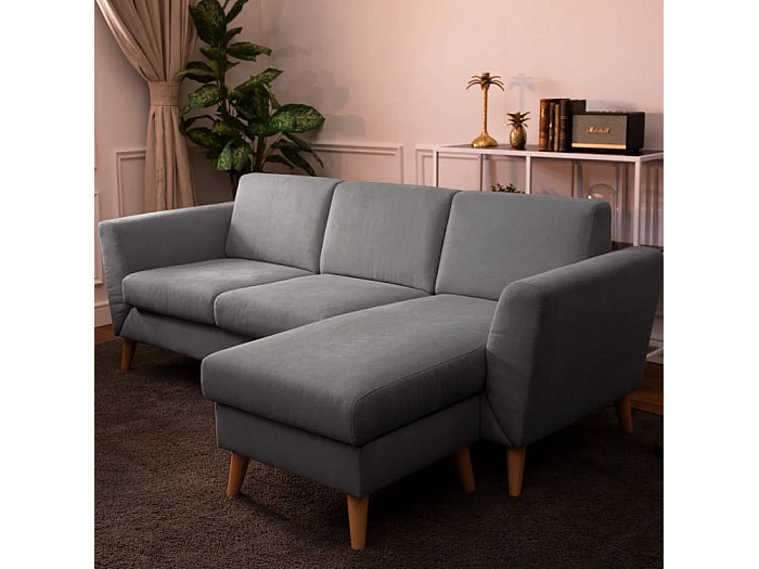 Canapé 3 Places / Méridienne En Rotin – Habitat – 180x90x90 Cm – Marron