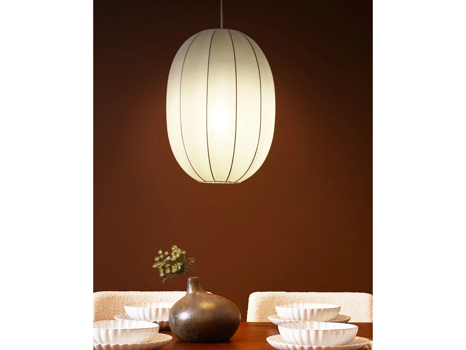 Lampadario PADAMO Bianco