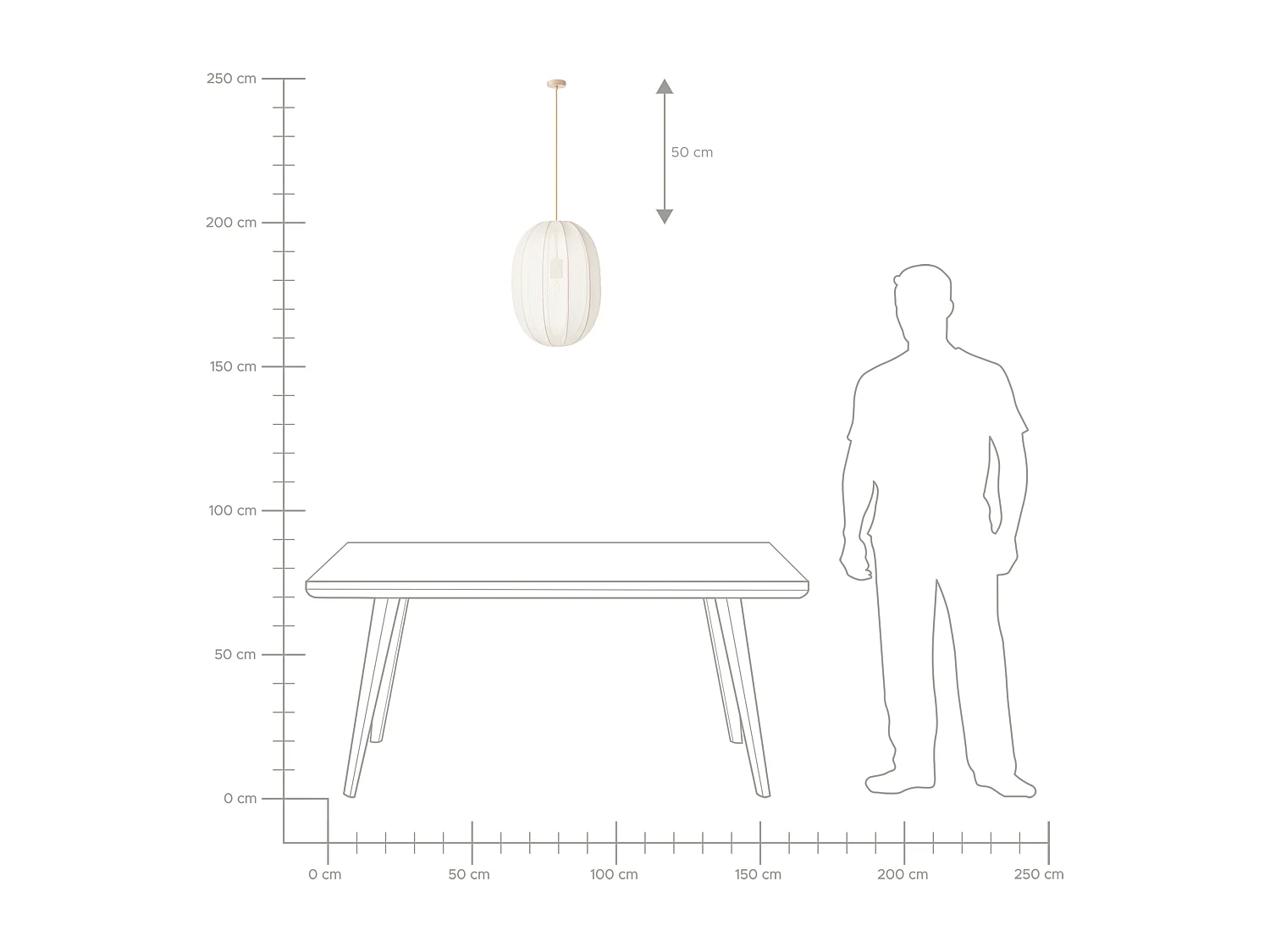 Lampe suspension PADAMO Blanc