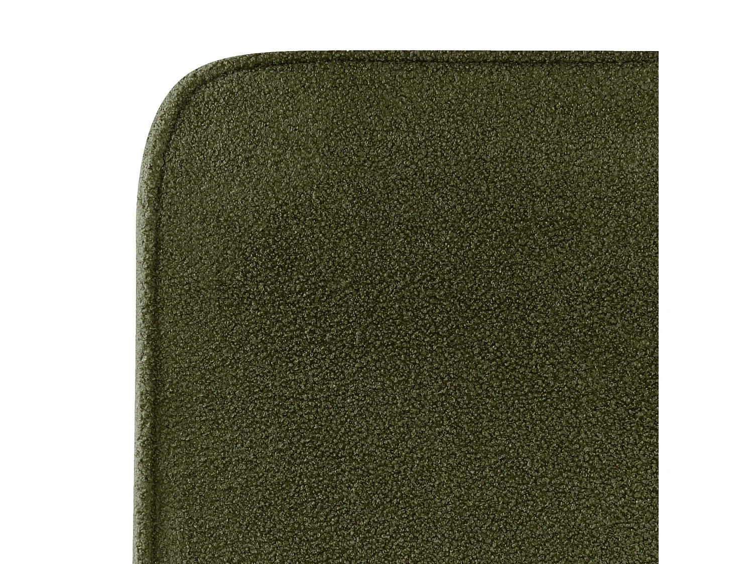 Bed Boucle VALOGNES 180 x 200 cm (EU Super King) Dark Green