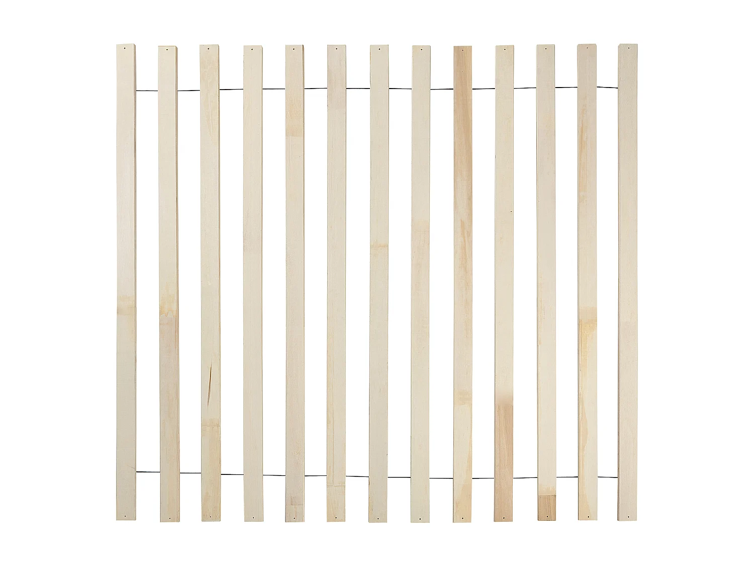 Lit avec sommier Bouclé VALOGNES 160 x 200 cm Blanc cassé