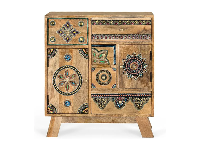Komoda z drewna mango wykonana ręcznie