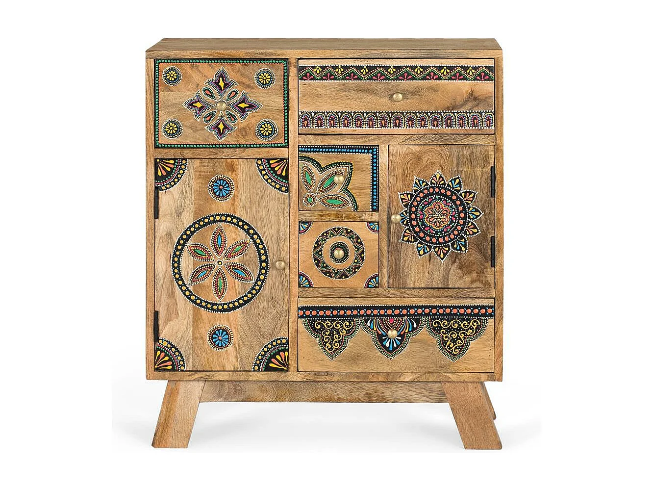 Ladekast met de hand gemaakt van mangohout