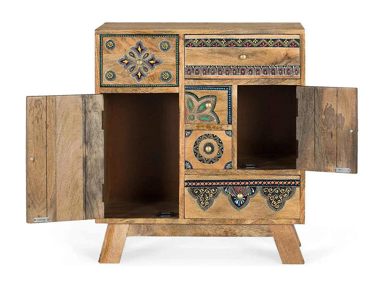 Ladekast met de hand gemaakt van mangohout