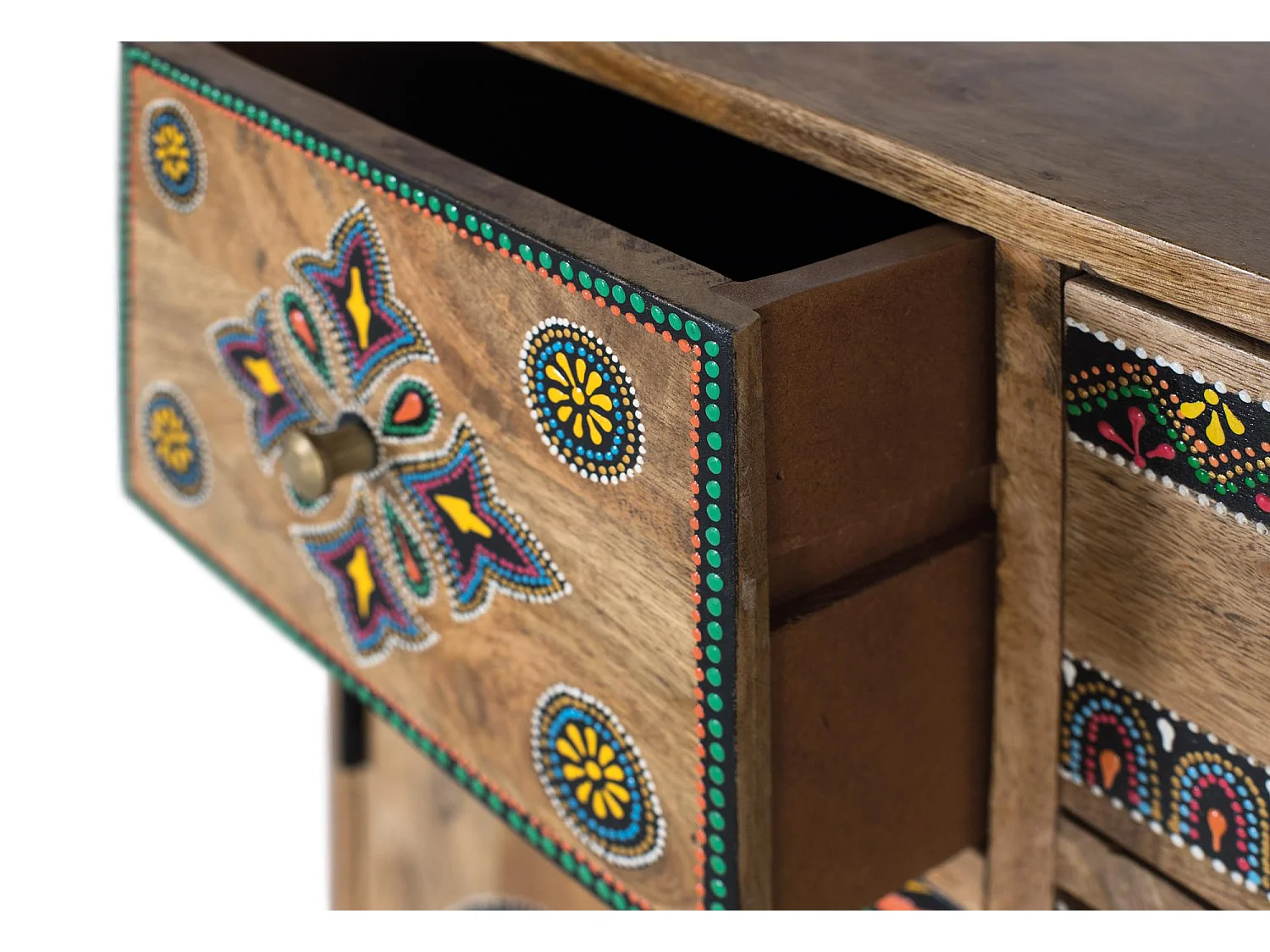 Ladekast met de hand gemaakt van mangohout