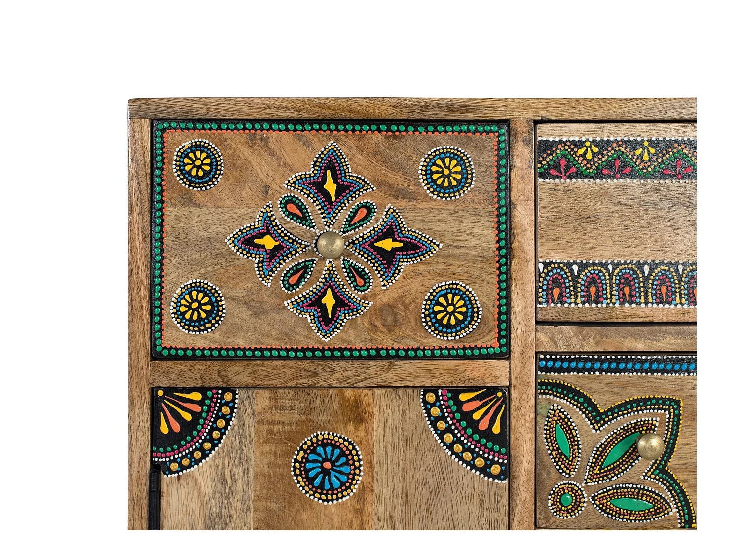 Ladekast met de hand gemaakt van mangohout