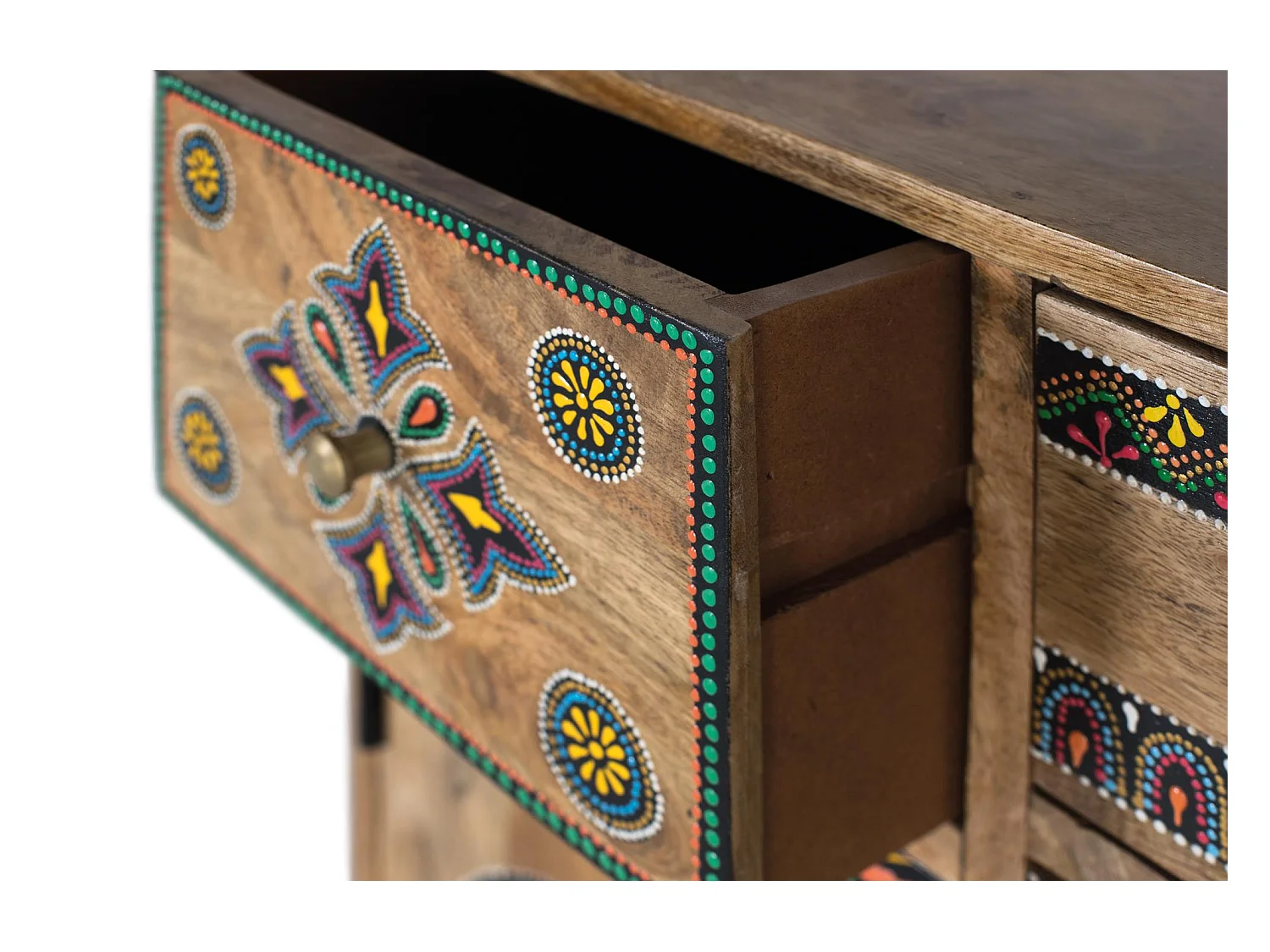 Ladekast met de hand gemaakt van mangohout