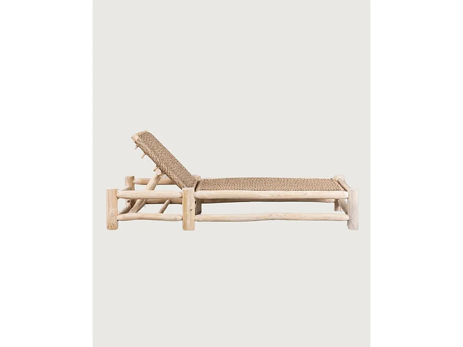 Jaya - Bain de soleil inclinable en bois