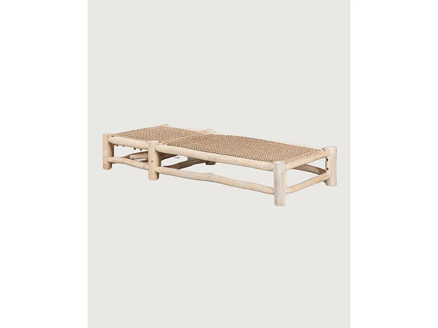 Jaya - Bain de soleil inclinable en bois