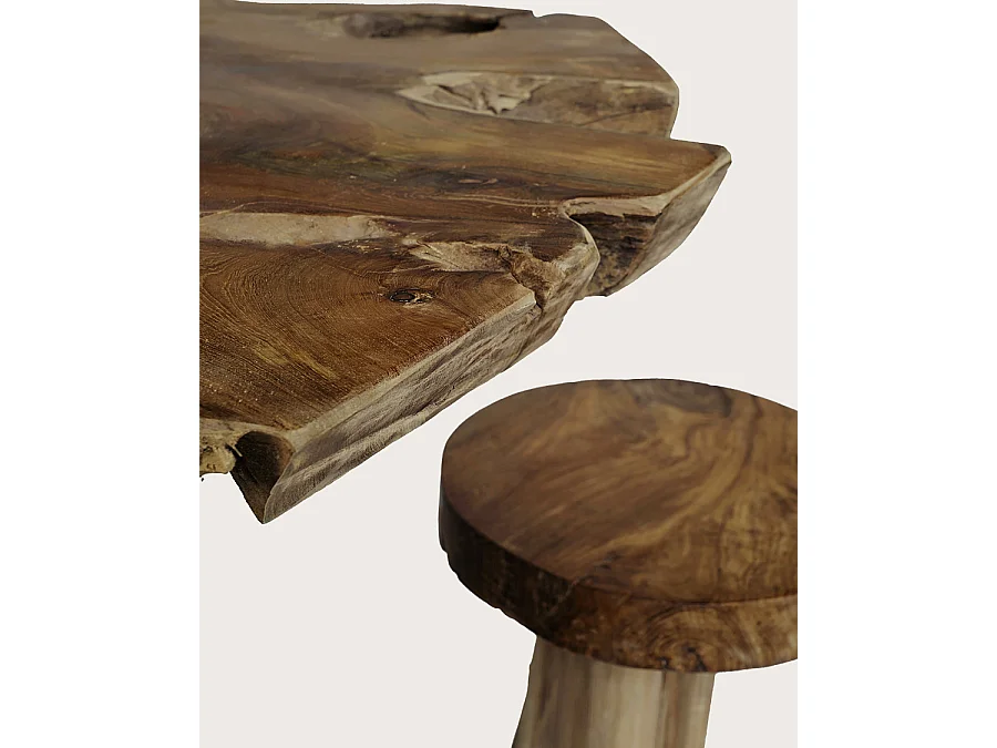 Forest - Table bar en bois massif