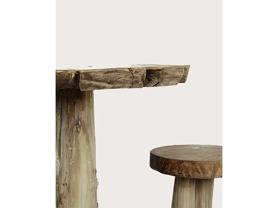 Forest - Table bar en bois massif