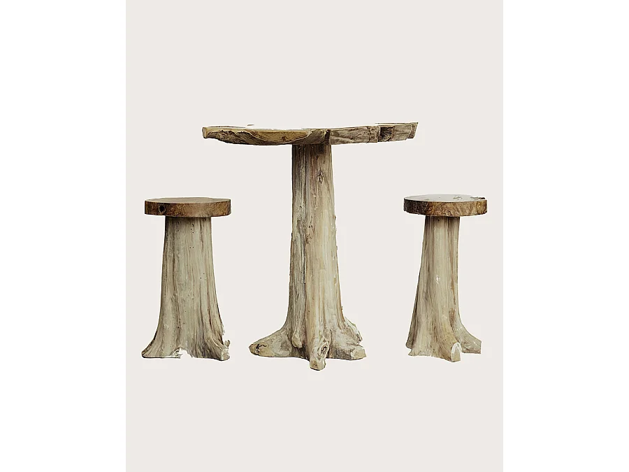 Forest - Table bar en bois massif