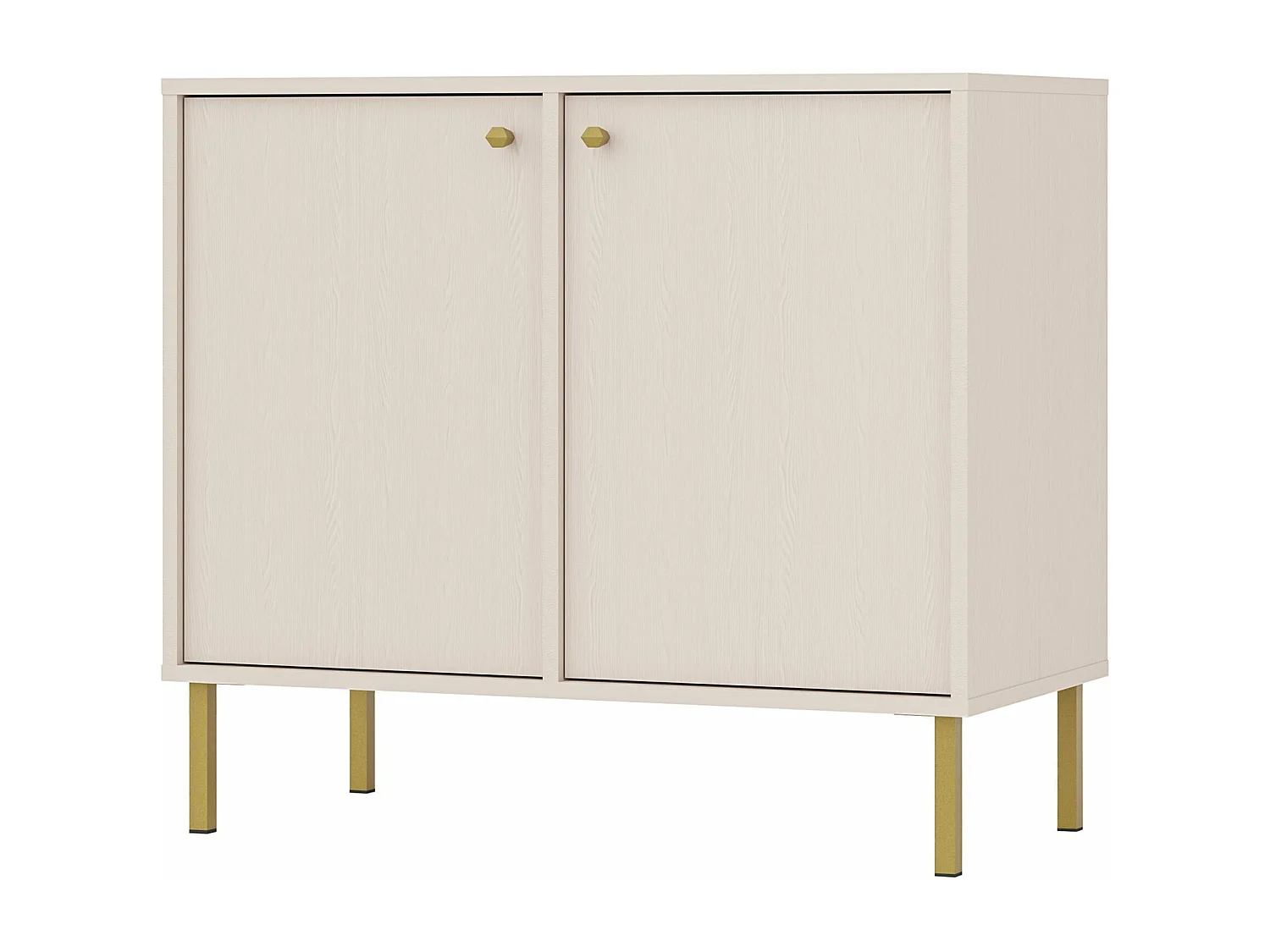 Sideboard 2-türig - Sandbeige - 84 cm - OKTIO