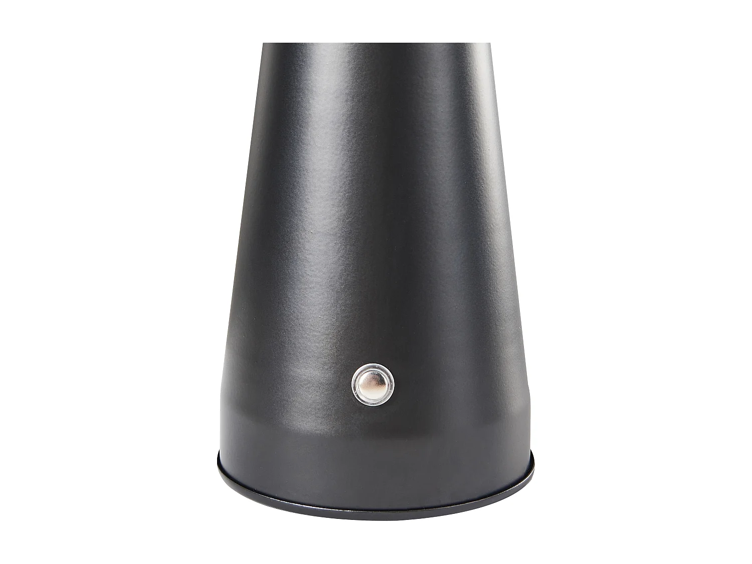 Kabellose LED Tischlampe BOCONO mit Dimmer Metall Schwarz